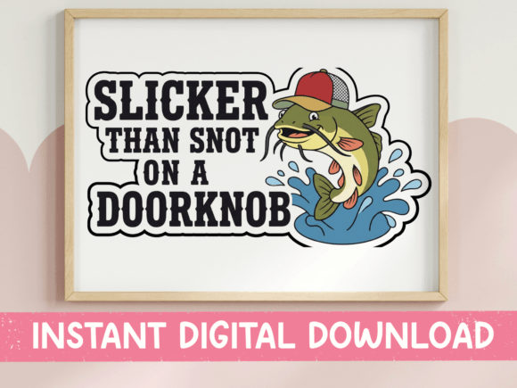 Slicker Than Snot Fishing Sticker Graphics