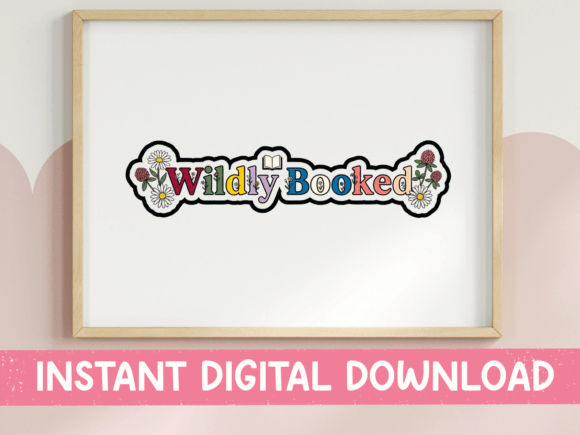 Wildly Booked Bookworm Sticker Graphics